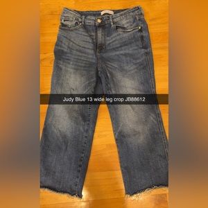 Judy Blue size 13 wide leg crop